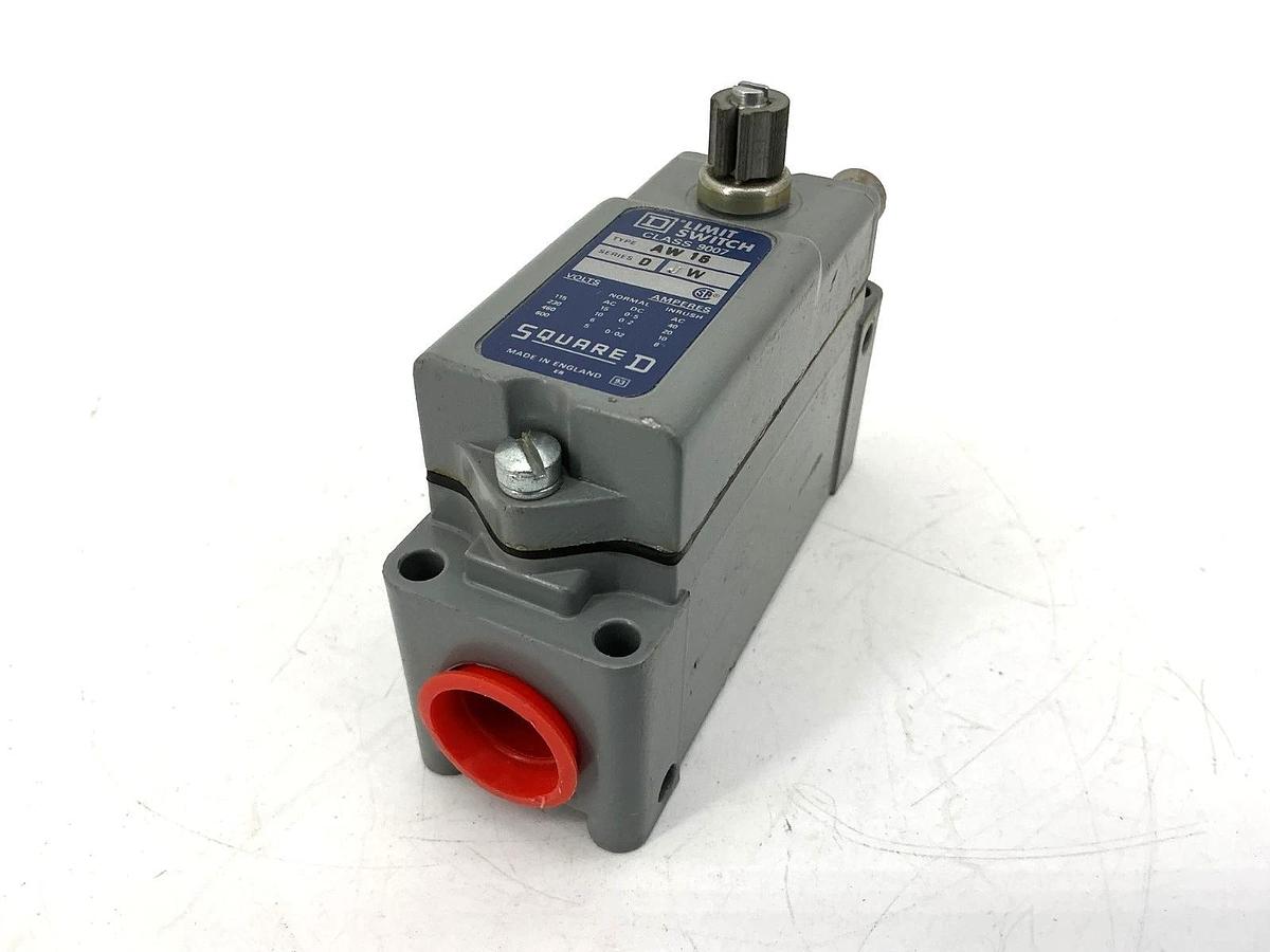 New Square D 9007AW-16 Ser D Limit Switch Plug-In 1NO-1NC 600VAC - No Box