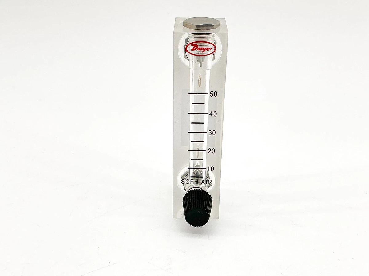 New Dwyer VFA-7-SSV Visi-Float Flow Meter 5-50 SCFH AIR 116007-01
