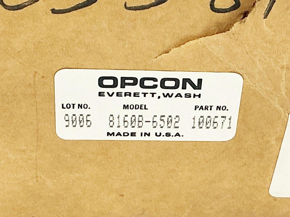 New Opcon 8160B-6502 Control Unit Board 115V 50/60Hz 16W 100671