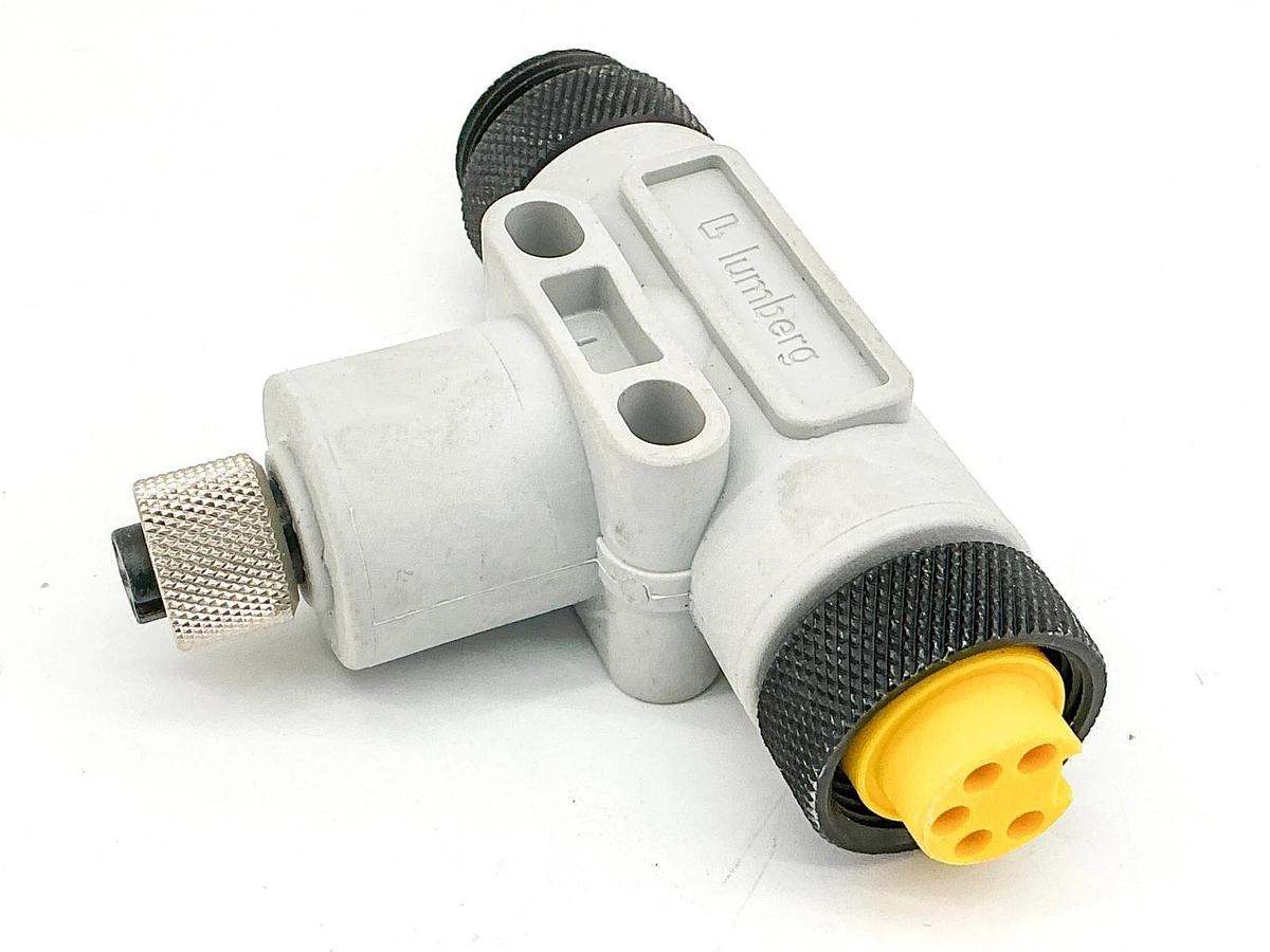 New Lumberg 0906-UTP-302-1322 Devicenet T Connector 5P - No Box