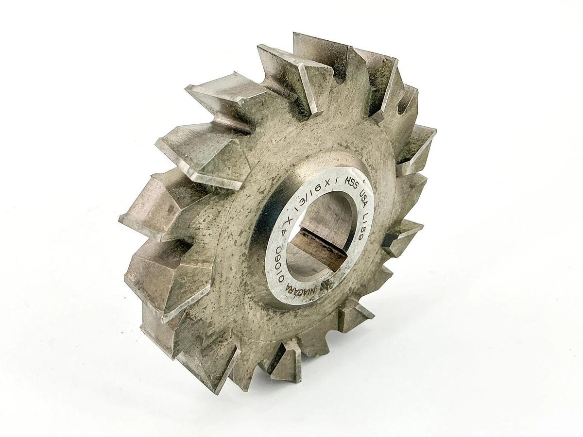 New Niagara Cutter 4X13/16X1 Staggered Tooth Side Mill Cutter 18T 01060 - No Box