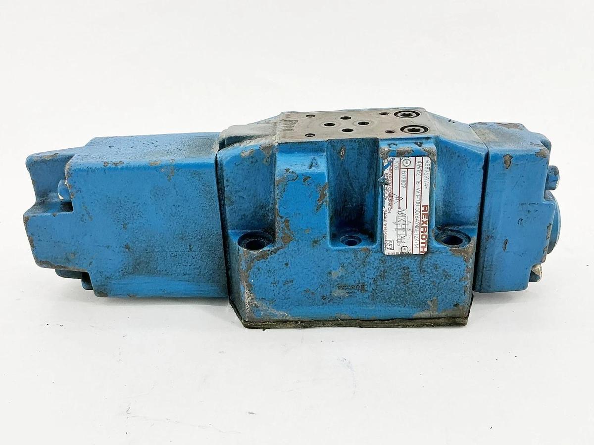 Used Rexroth 4WRZ 16 W1-100-50/6A24NETZ4/M Directional Pilot Valve Base 58959114