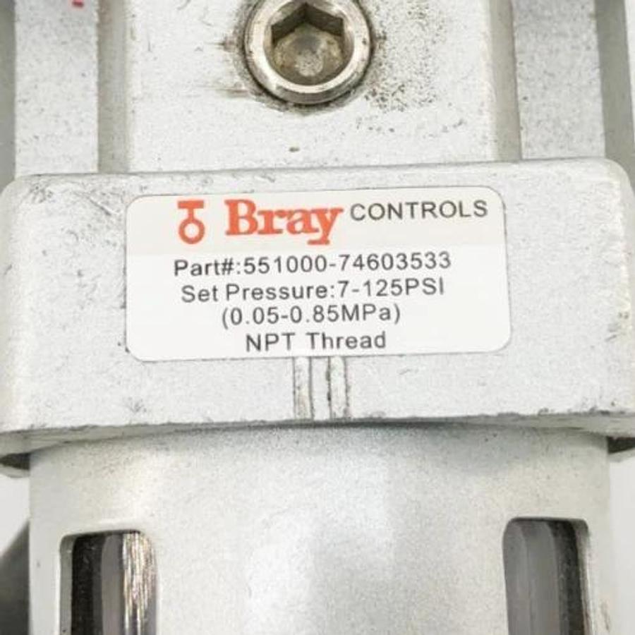 New Bray 551000-74603533 Regulator 1/4" NPT 32F To 175F