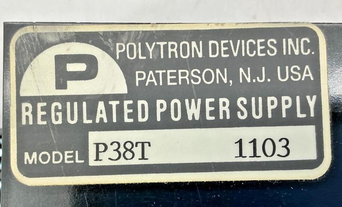 Used Polytron Devices P38T Regulated Power Supply 1103