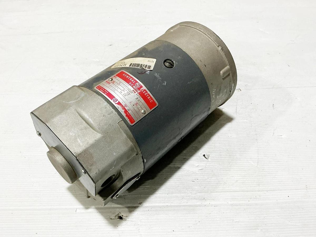 Used General Electric 5BCD56ND91 Electric DC Motor 1/2HP 1725RPM 180V 2.65A