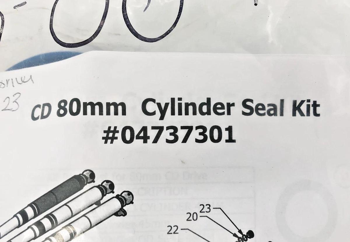 New Keith 4737301 Seal Kit CD 80mm Cylinder