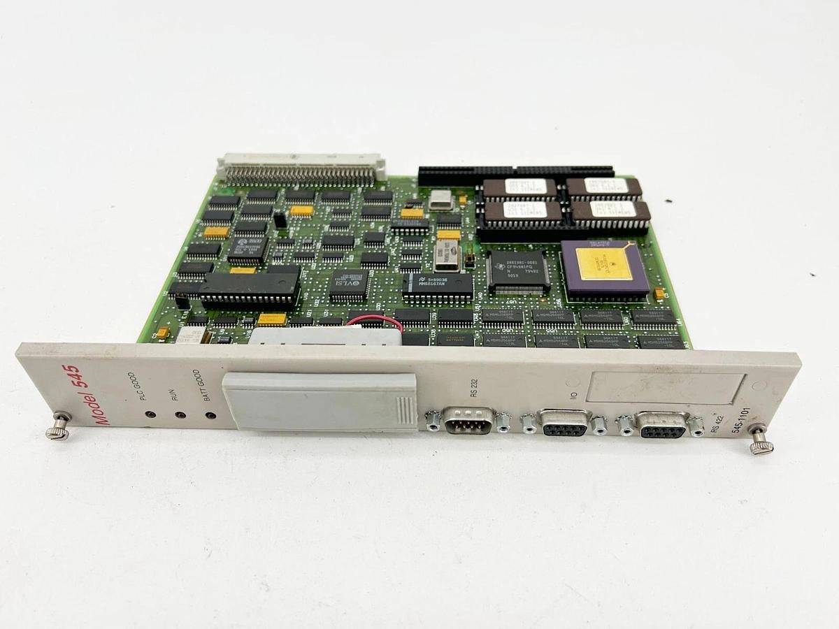 Used Siemens 545-1101 CPU Module Word Memory PID 2 Communication Ports
