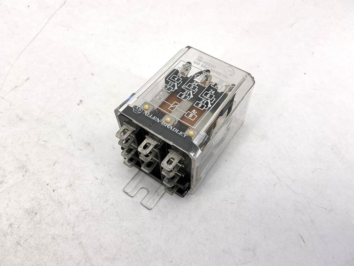 New Allen Bradley 700-HD33A1 Ser A Relay 11-Pin 10A 120VAC 50/60HZ - No Box
