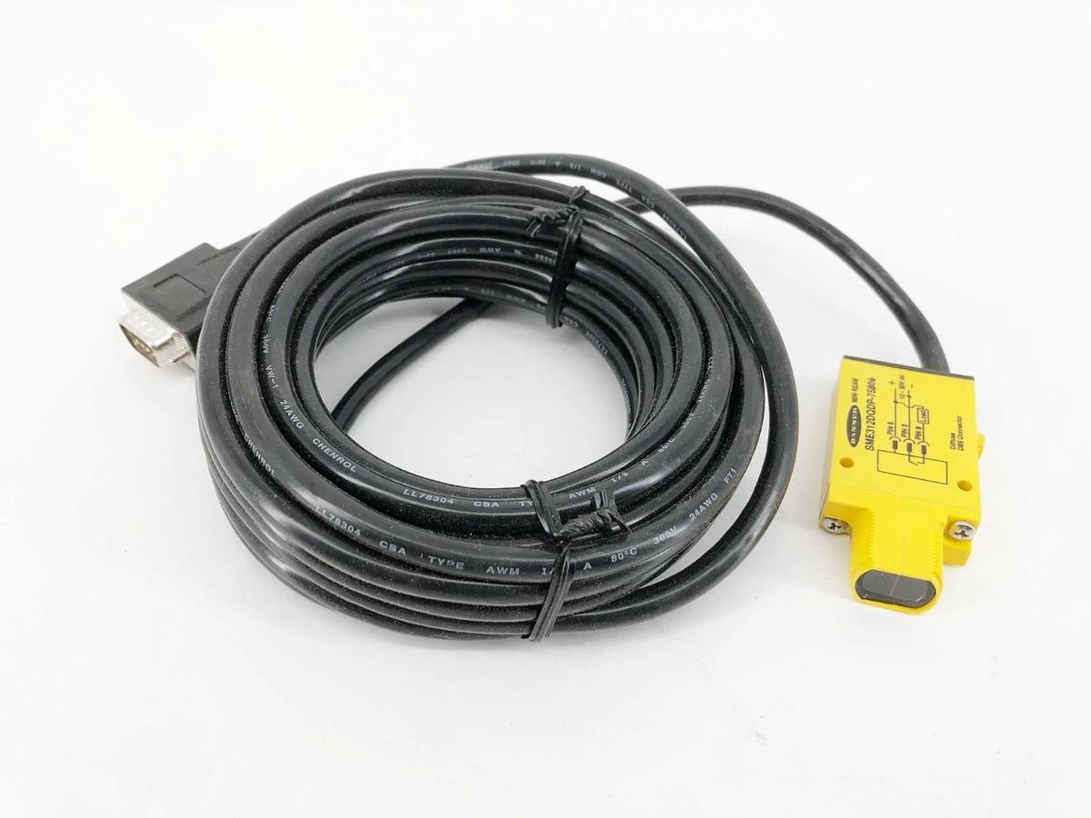 New Banner Engineering SME312DQDP-75806 Mini-Beam Sensor 10-30VDC 75806