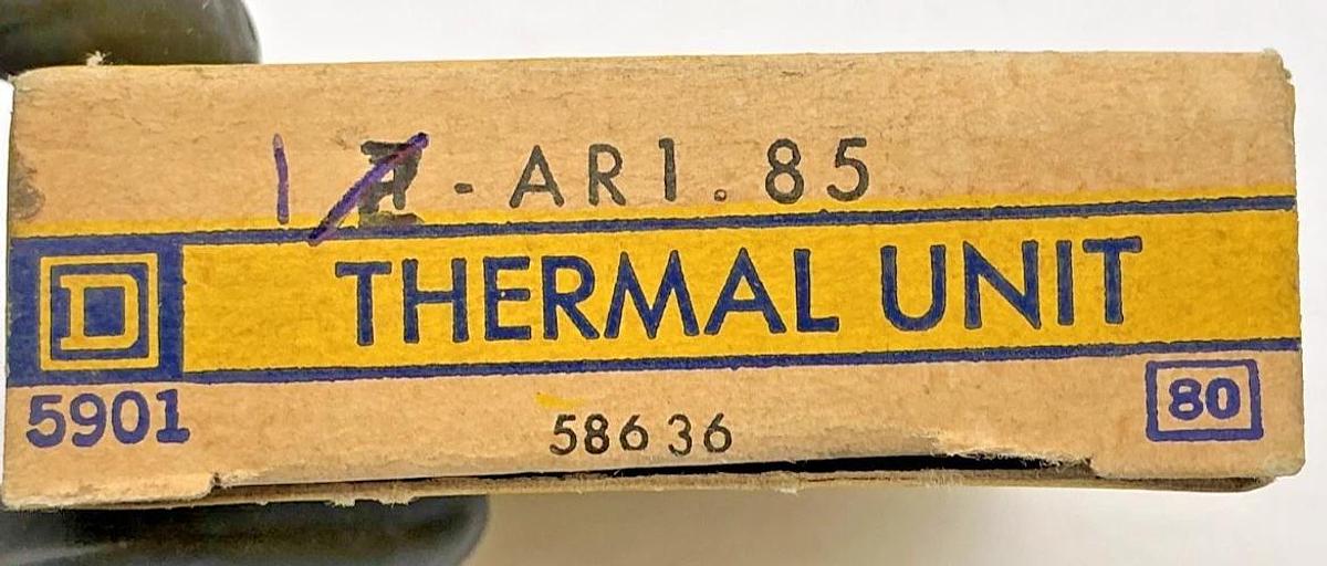 Lot of 3 New Square D 1-AR1.85 Overload Relay Thermal Unit AR1.85 58636