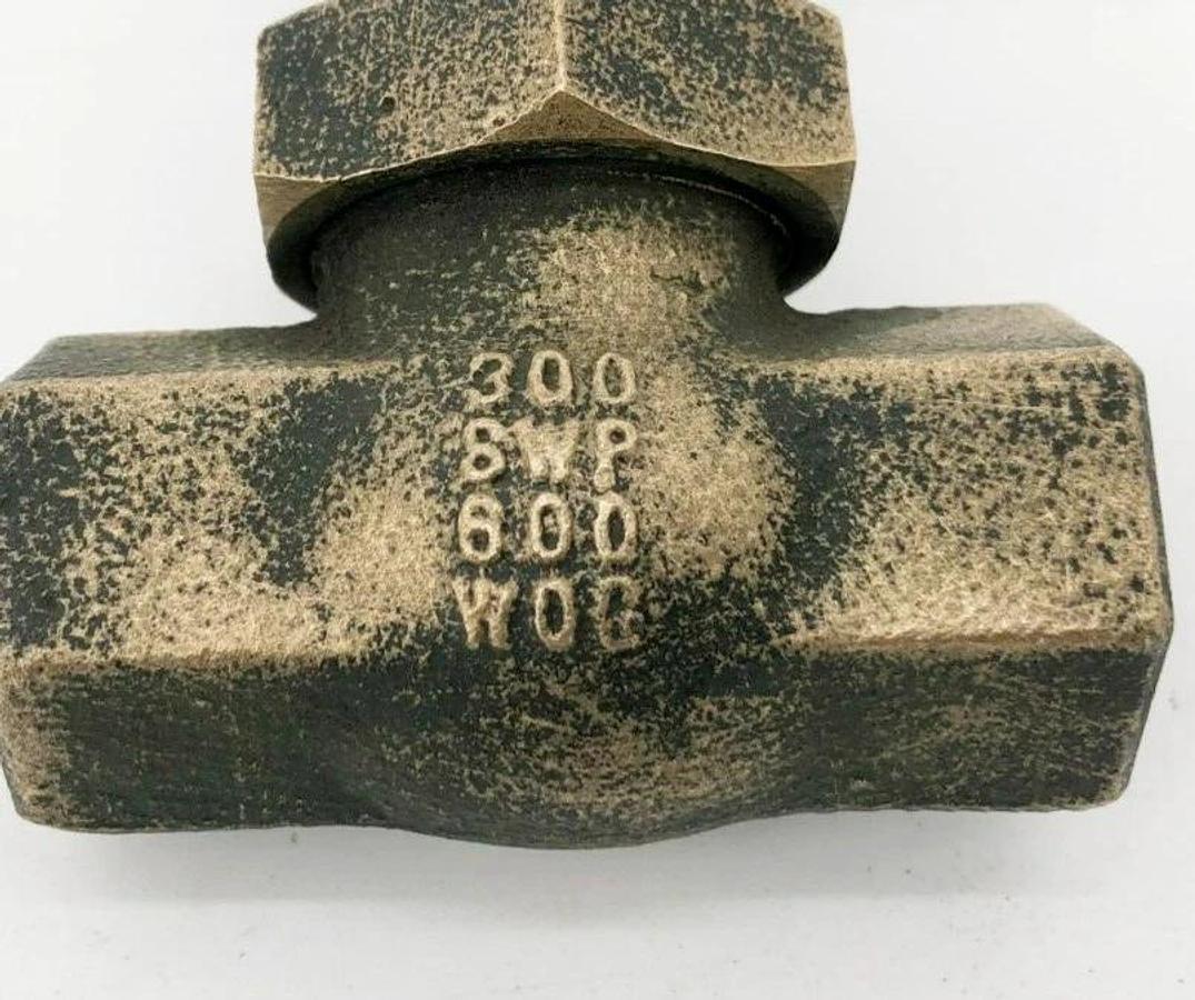Used Nibco T-275-B Bronze Globe Valve 3/4" NPT