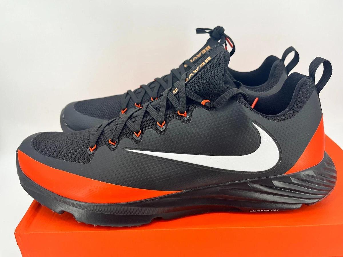 Nike Vapor Speed Turf Black/Orange Size 16 OSU Beavers Promo Sample Cleats