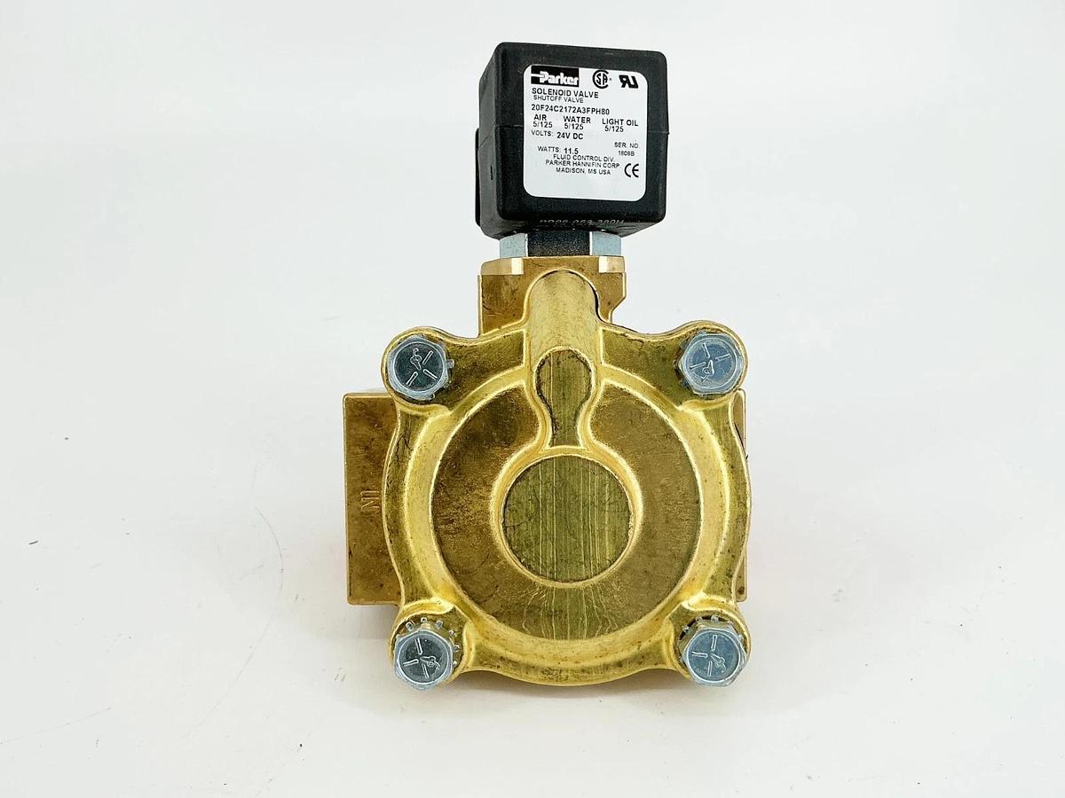 New Parker 20F24C2172A3FPH80 Solenoid Valve 1-1/4" NPT 24VDC 11.5W