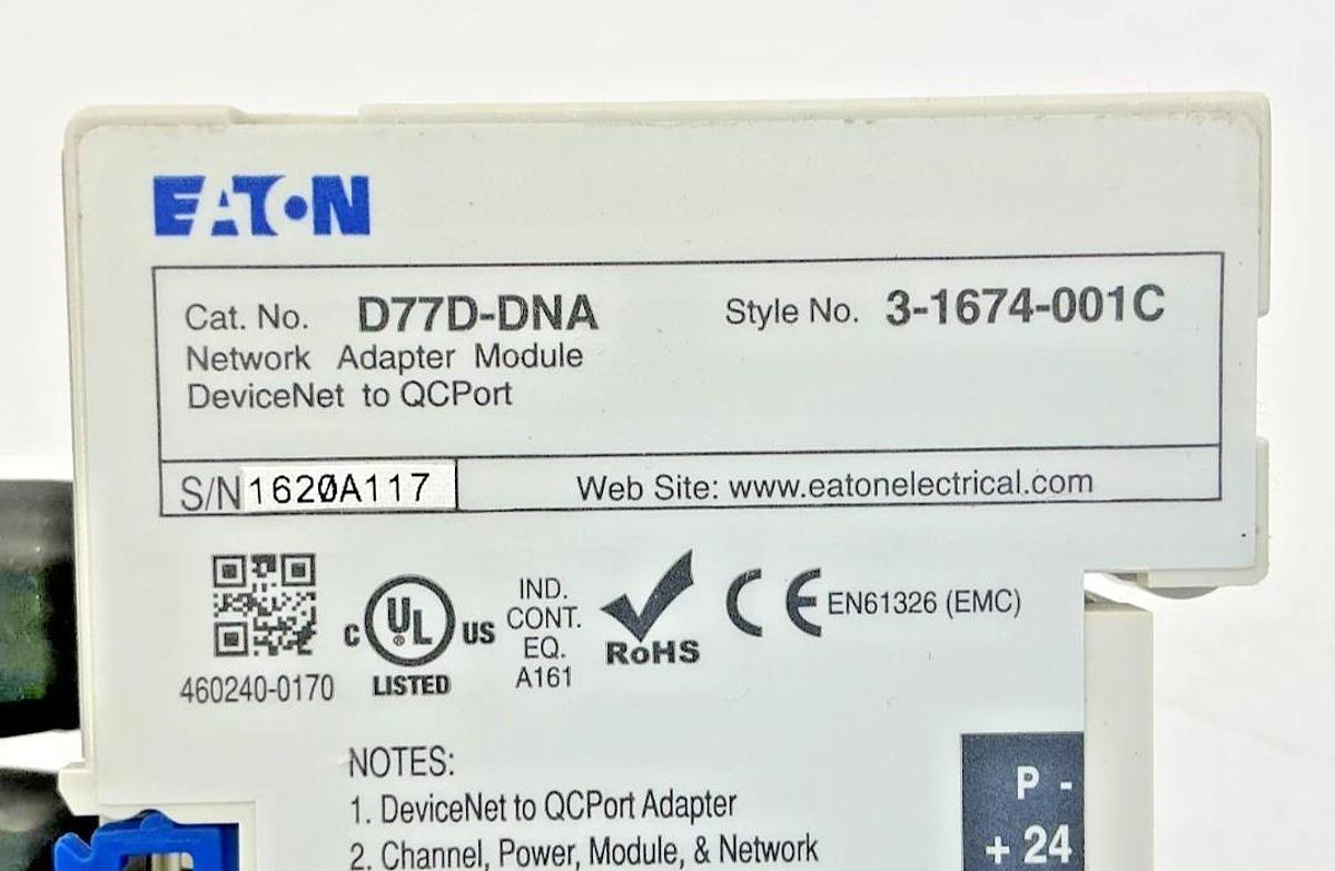 New Eaton Cutler-Hammer D77D-DNA IT Network Adapter Module Devicenet To QCPORT