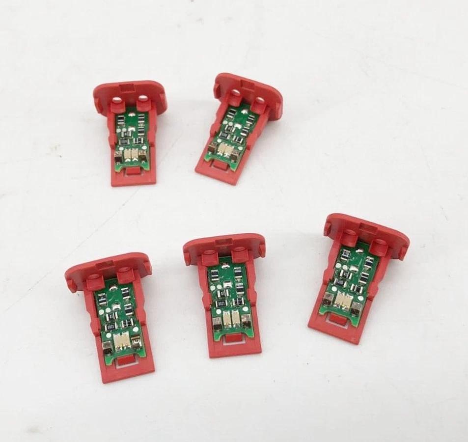 Lot of 5 New TE Connectivity W2S-SDT-24V Wedgelocks w/ 24VDC LED
