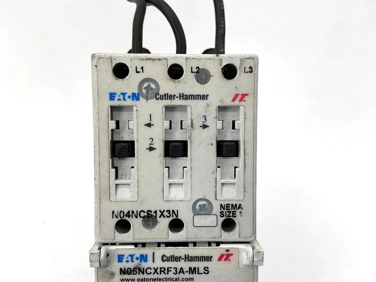 Used Eaton Cutler-Hammer N101CS1D3A-MLS Starter 3P 27A N04NCS1X3N N05NCXRF3A-MLS