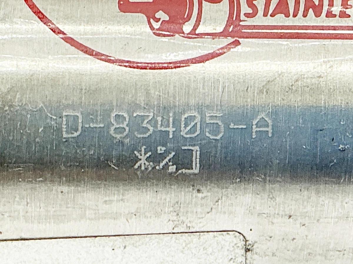 New Bimba D-83405-A Pneumatic Cylinder Stainless Steel