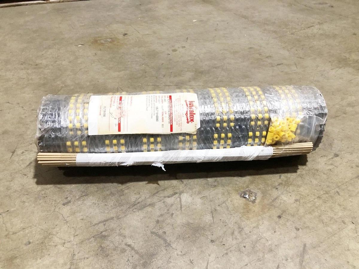 New Intralox 8142260 Series 1000 Insert Roller Acetal Grey 24" x 4FT. - No Box