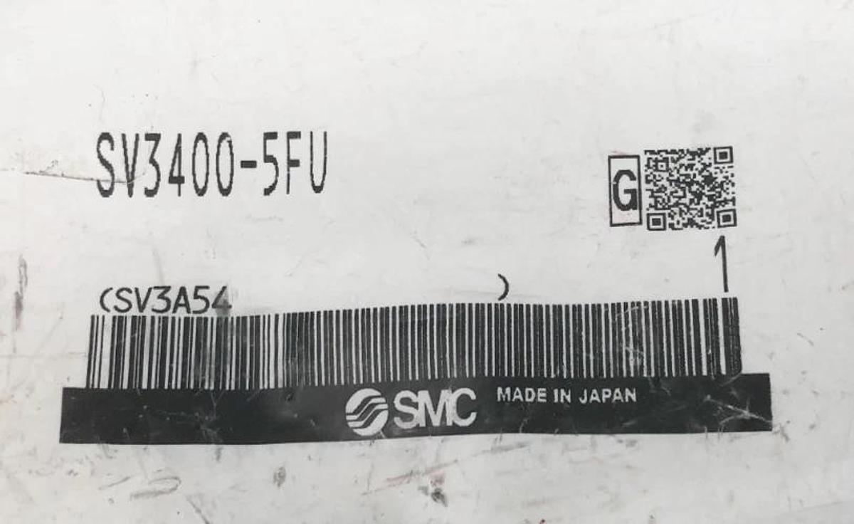 New SMC SV3400-5FU Solenoid Valve 24VDC 0.2-0.7MPa SV3A54