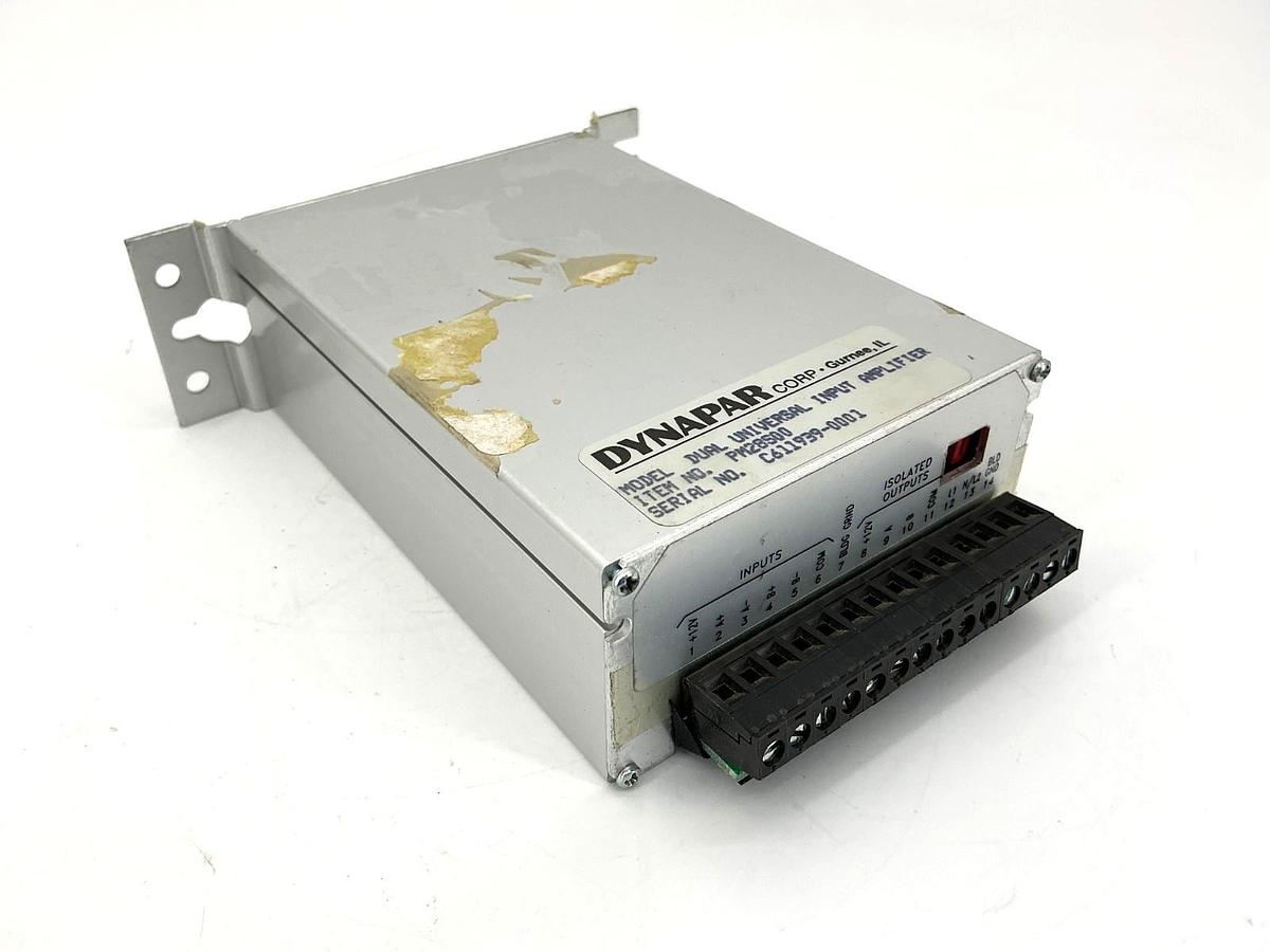 Used Dynapar PM28S00 Dual Universal Input Amplifier 12VDC 115/230VAC PM28S