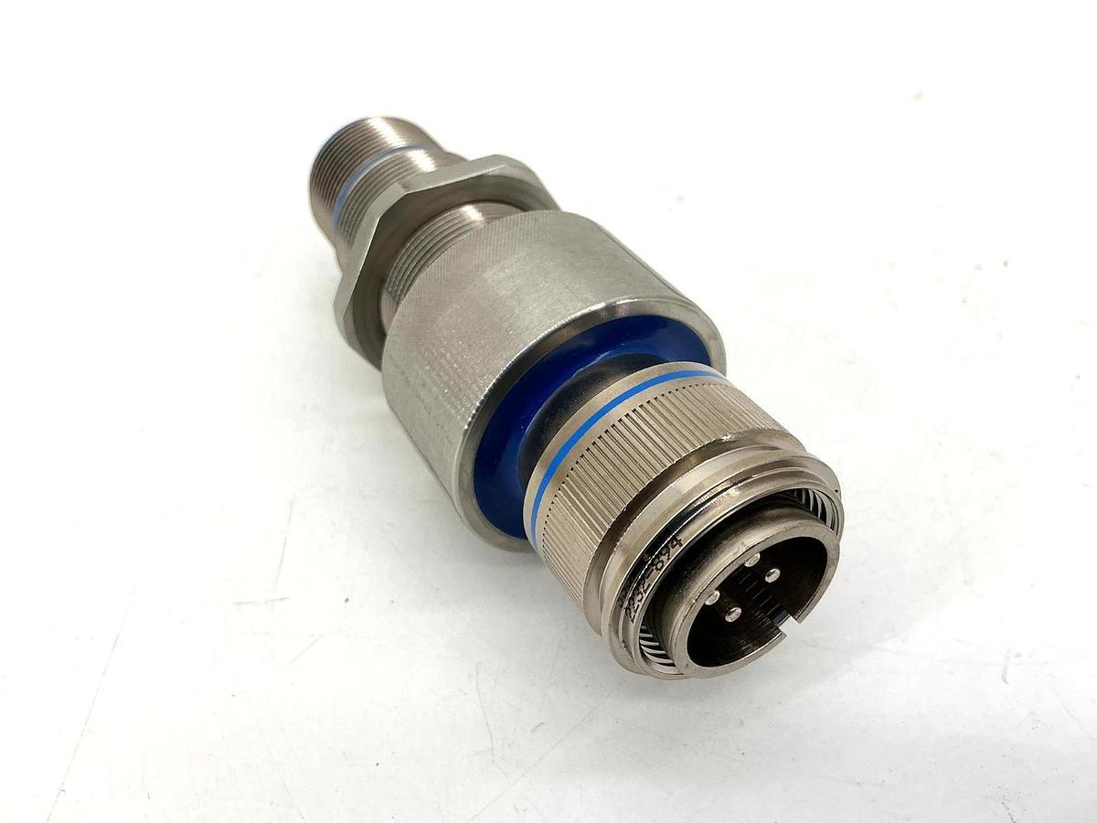 New Douglas Electrical Co SET24004 Hermatic Bulkhead Connector 4-Pin M/F No Box