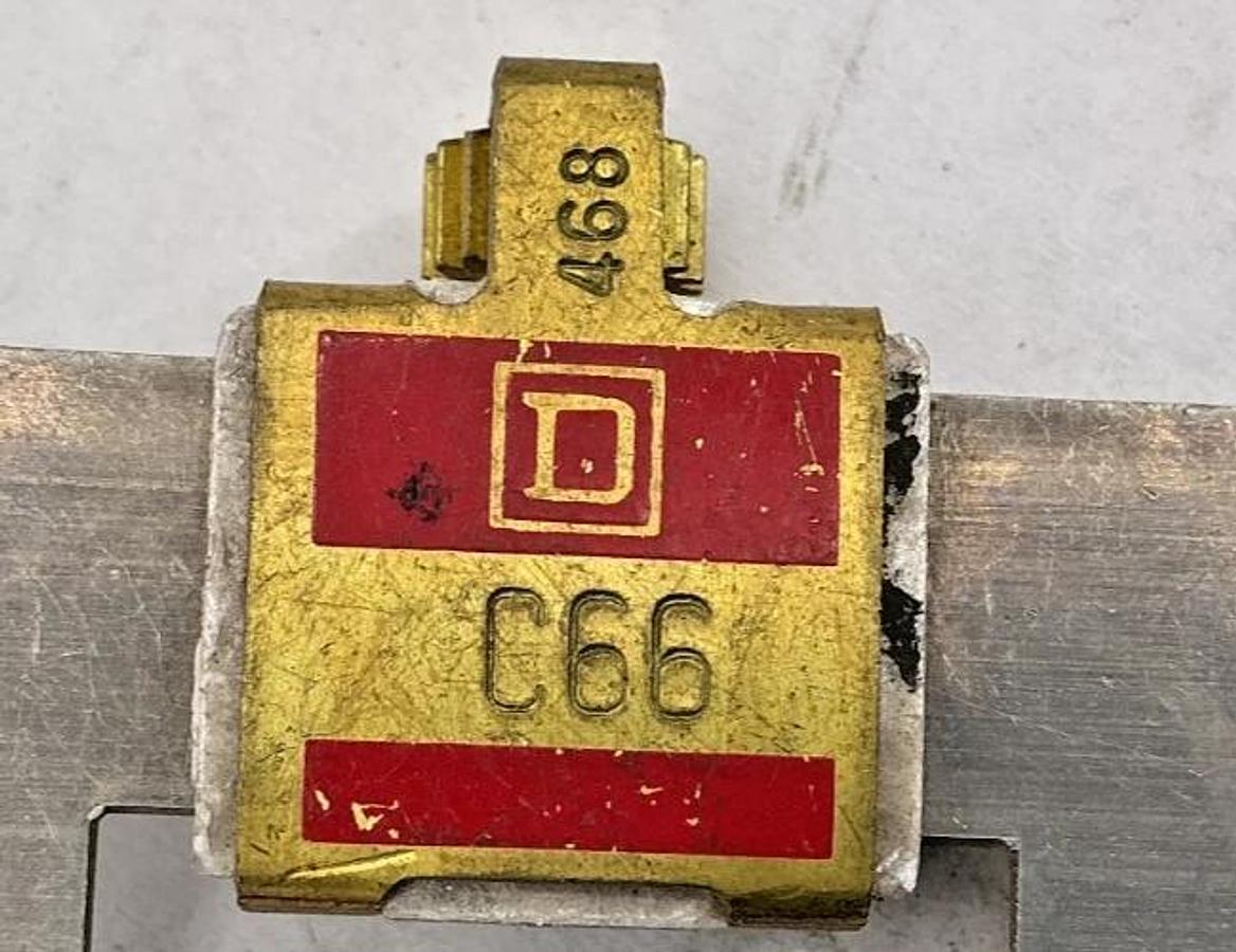 Used Lot of 4 Square D C66 Overload Relay Terminal Unit