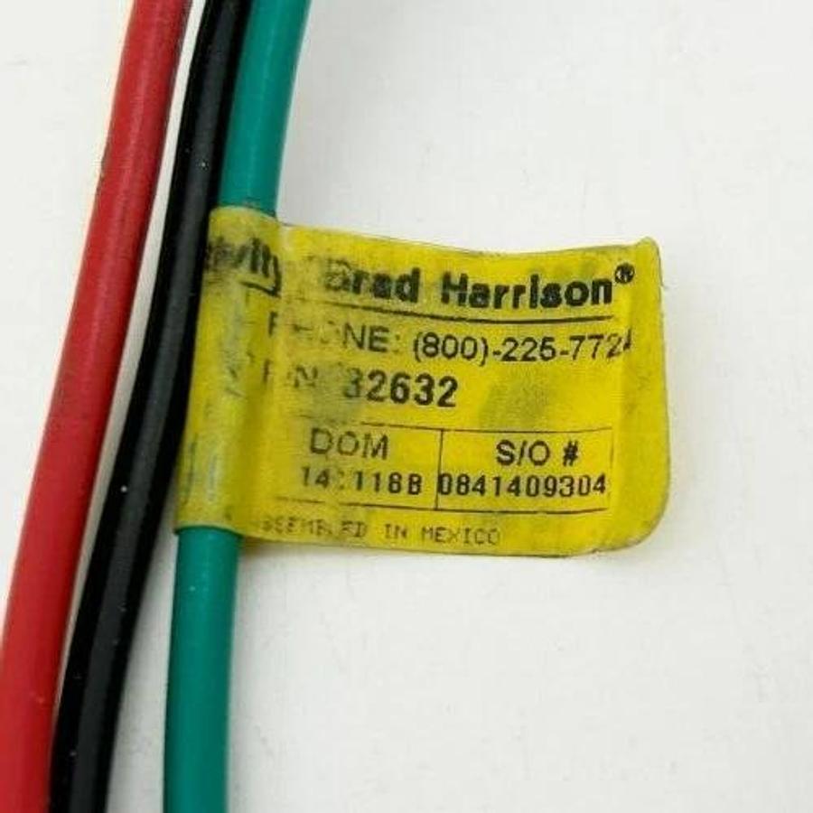 Used Brad Harrison 32632 Quick Change Receptacle 4P Male 600V 15A