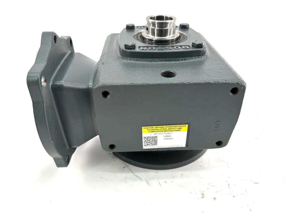 New Boston Gear SF721V-10-B5-J Worm Gear Speed Reducer 10:1 Ratio