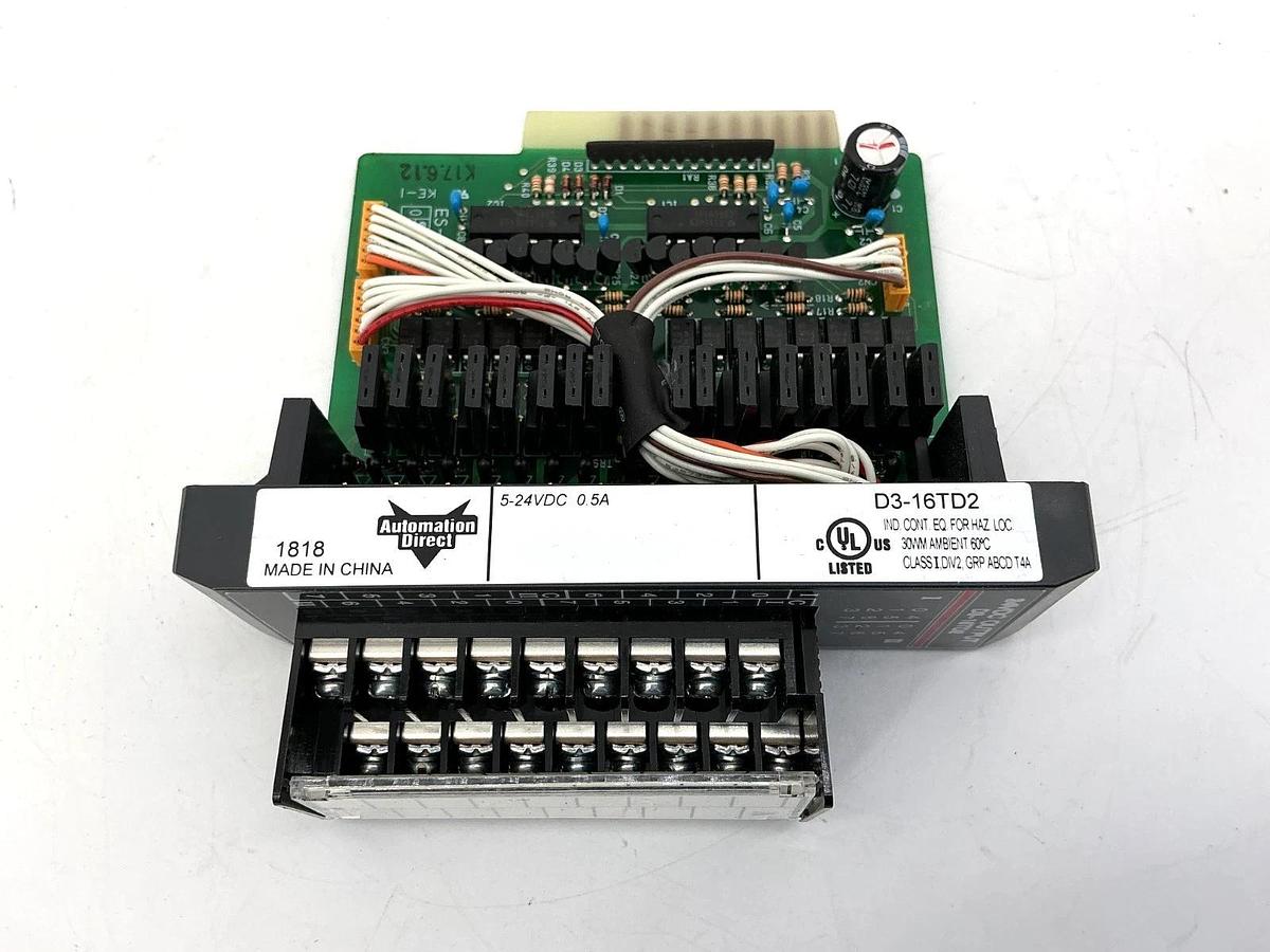 New Automation Direct D3-16TD2 Output Module 16-Point 5A 5-24VDC D316TD2