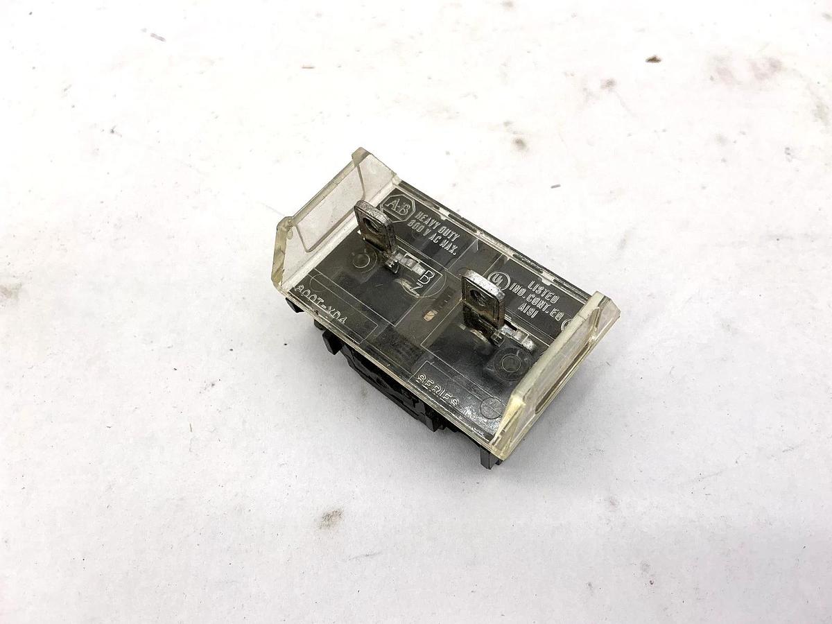 Used Lot of 3 Allen Bradley 800T-XD4 Ser C Contact Block 1 NC Contact Late Break 600V