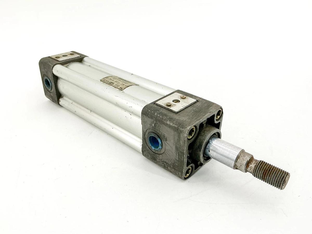 Used Rexroth P-68219-0040 Pneumatic Cylinder 200PSI 1.5" Bore 4" Stroke V0593