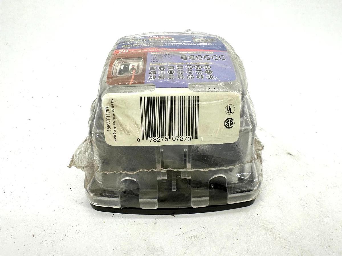 Lot of 2 New Intermatic 156WP11797 Weatherproof Receptacle Outlet Cover 70 in 1