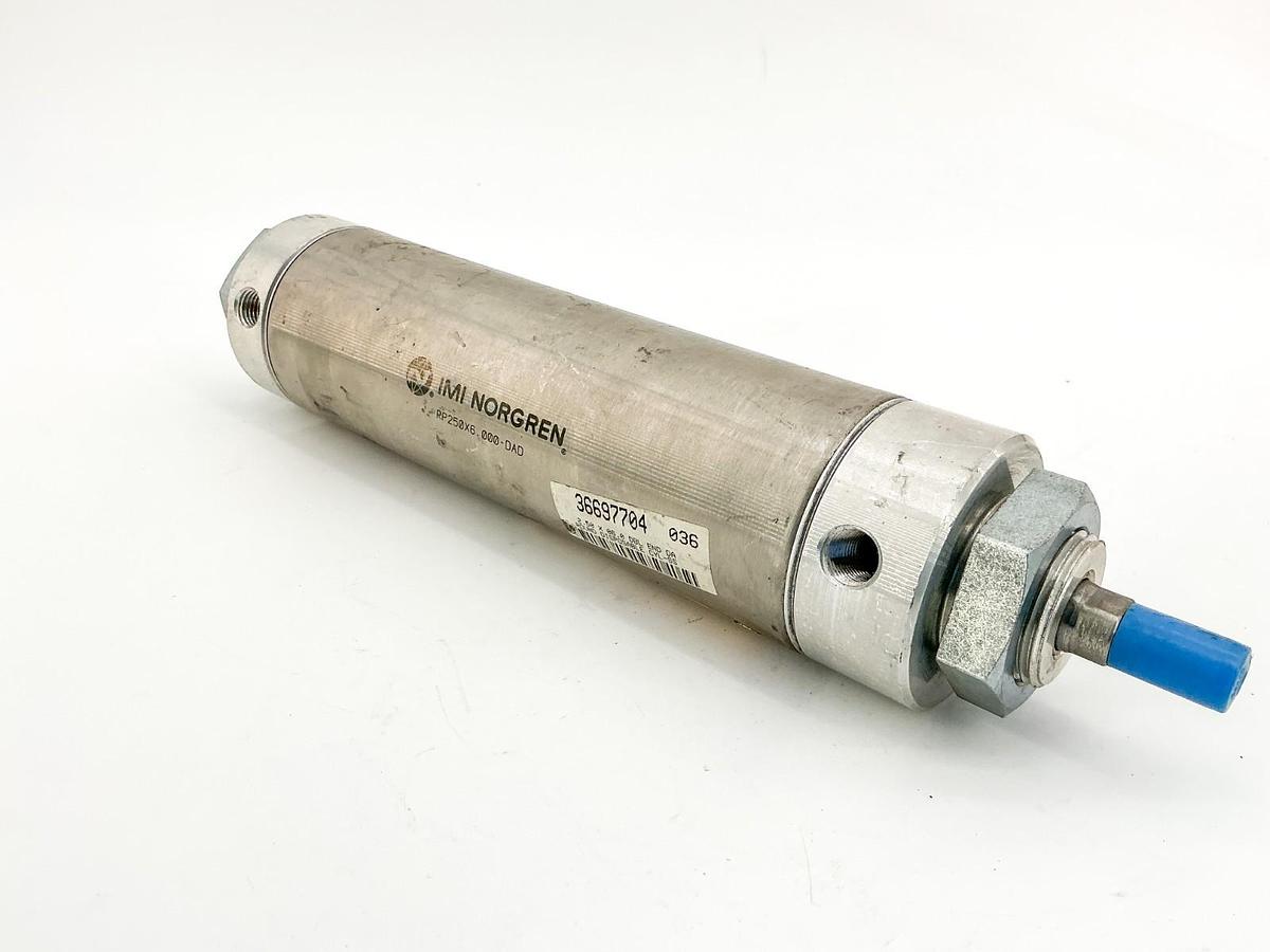 New Norgren RP250X6.000-DAD Pneumatic Cylinder 6" Stroke 2.5" Bore -No Box