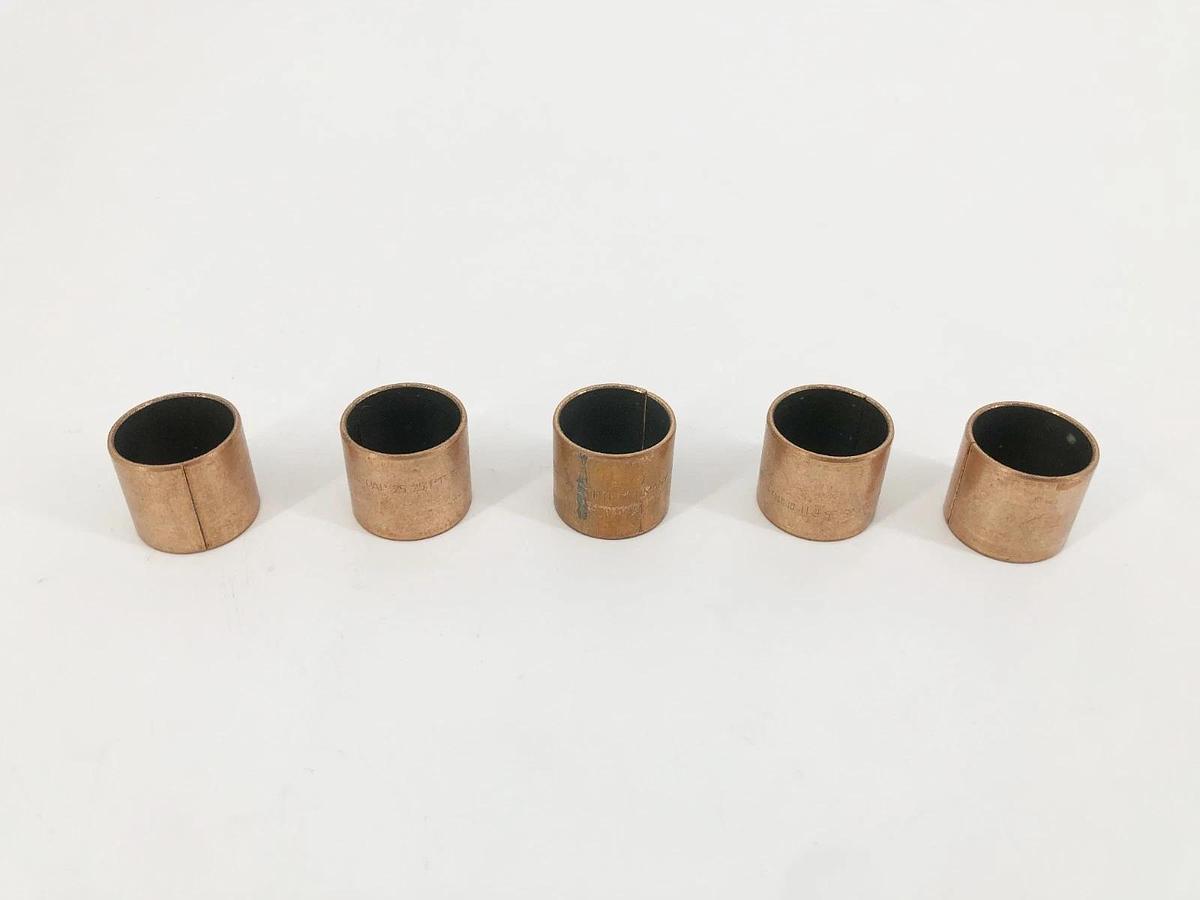 Lot of 5 New Split Bronze Bushings 25x28x25mm - No Box