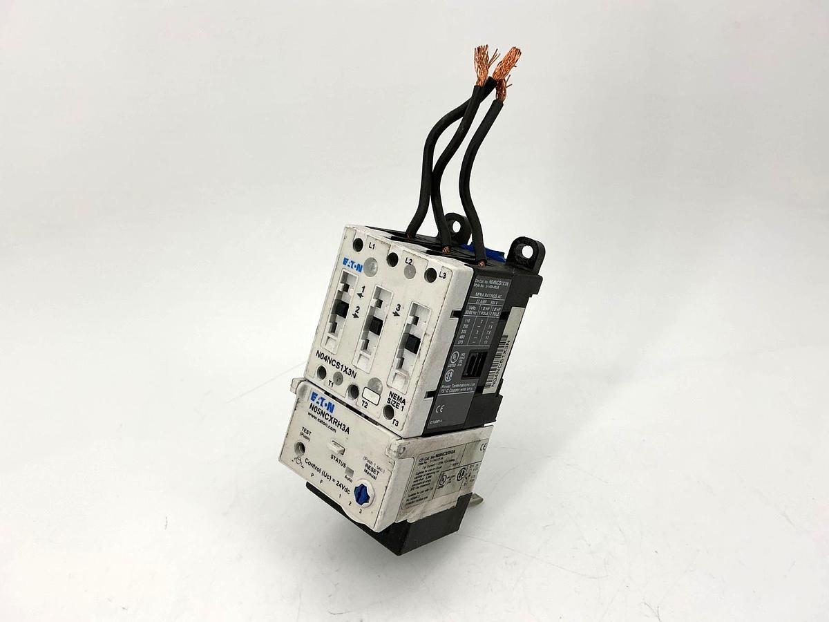 Used Eaton N101CS1H3A Starter 3P 27A 24VDC SS OVLD N04NCS1X3N N05NCXRH3A