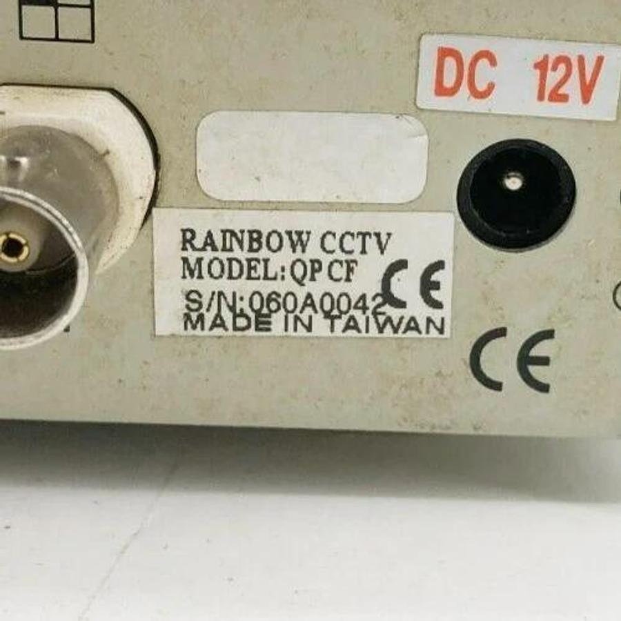 Used Rainbow CCTV Model QPCF Color Quad Processor 12VDC