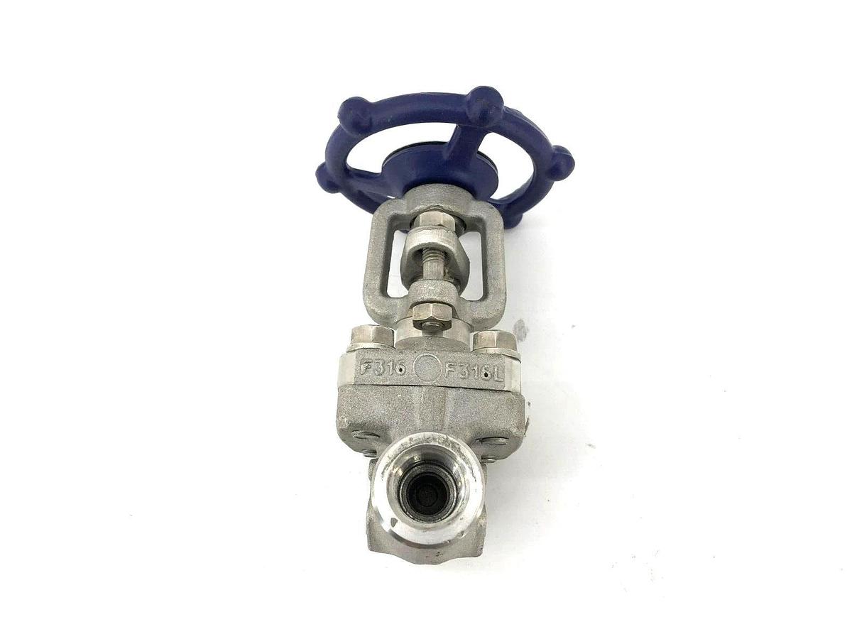 New OMB Valves 810 NACE Forged Stainless Steel Gate Valve 1/2" RB