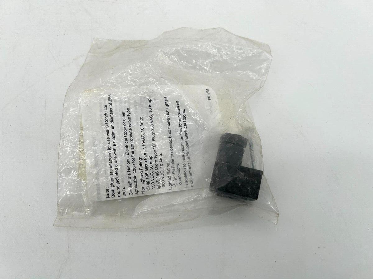 New Lot of 2 Parker PS2932BP Solenoid Coil Connector 3Pin 3FDY1