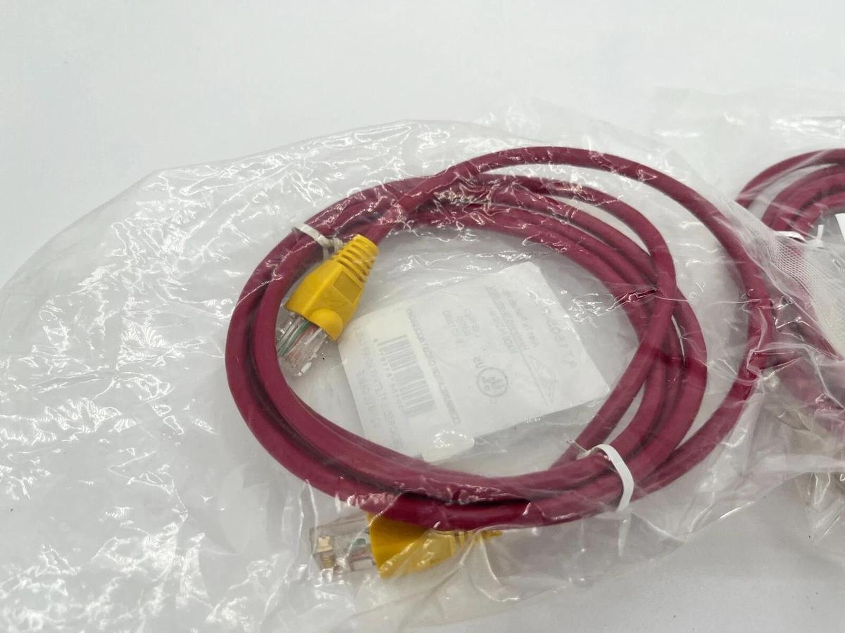 Lot of 2 Allen Tel AT1505-REC Cat 5e Crossover Cables 5ft Length
