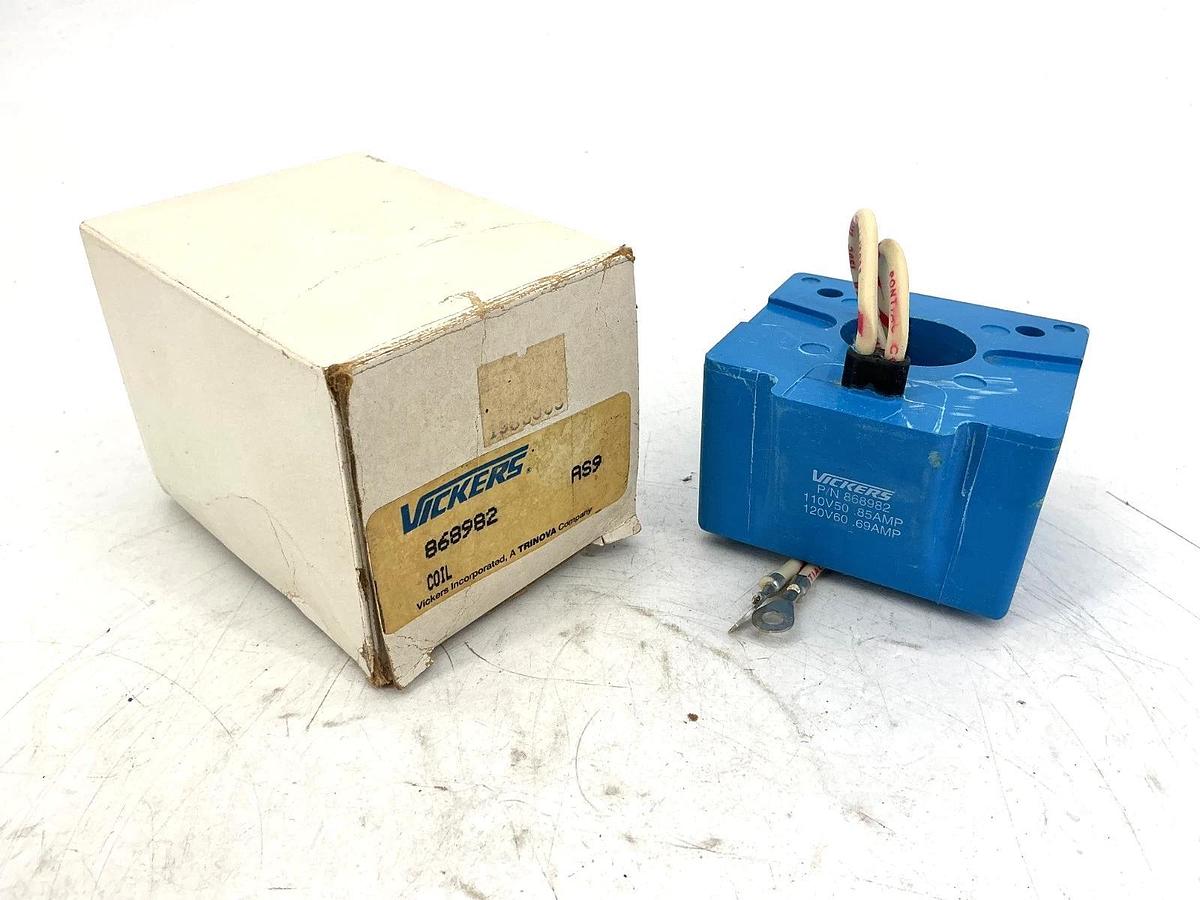 New Vickers 868982 Encapsulated Coil 2-Wire 0.69/0.85A 110/120V 50/60HZ
