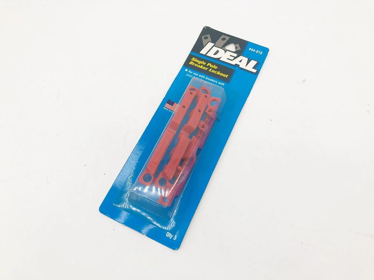 Lot of 6 New Ideal 44-810 Hinged Single-Pole Breaker Lockouts