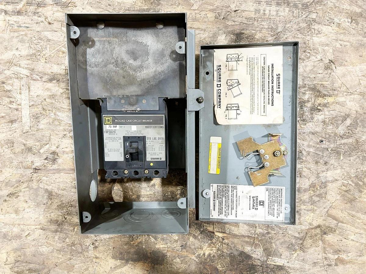 Used Square D SD-75770 Busway Circuit Breaker Plug In Unit