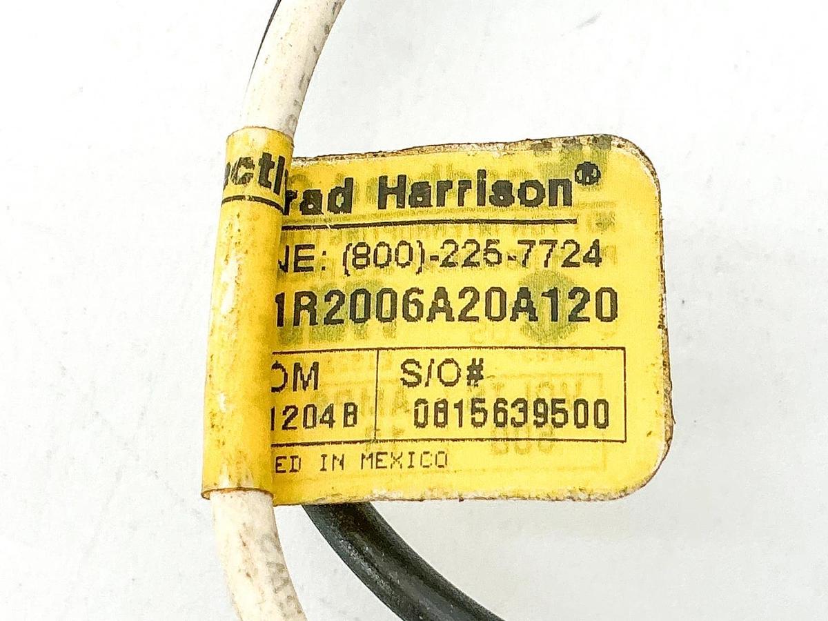 New Brad Harrison 1R2006A20A120 Mini Cordset Male 2P 600V 1300130076 - No Box