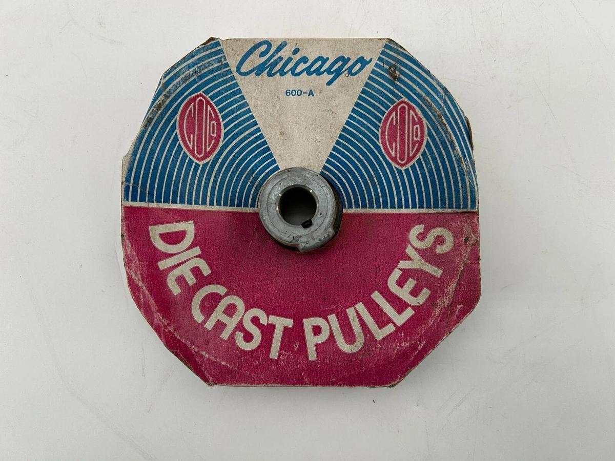 New Chicago Die Casting MFG 600-A 5/8" Bore Belt A 6"