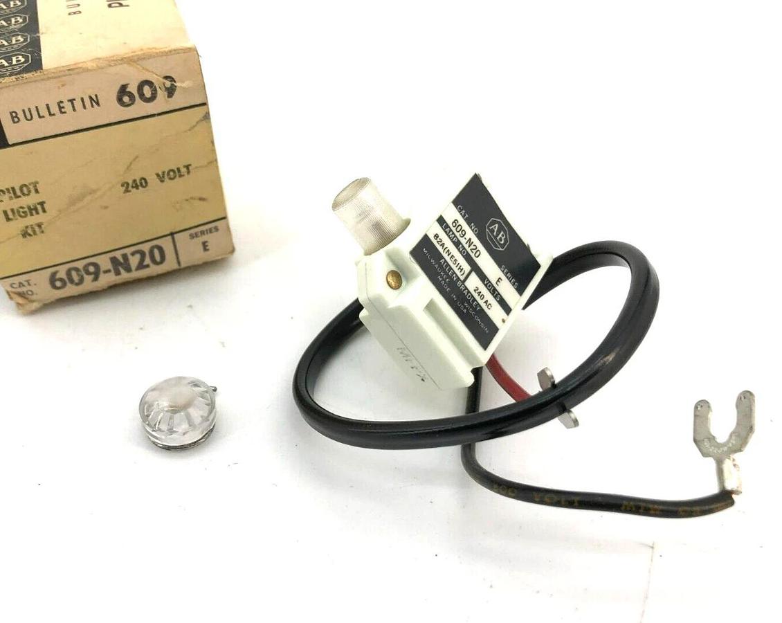 New Allen Bradley 609-N20 Ser. E Pilot Light Kit 240V