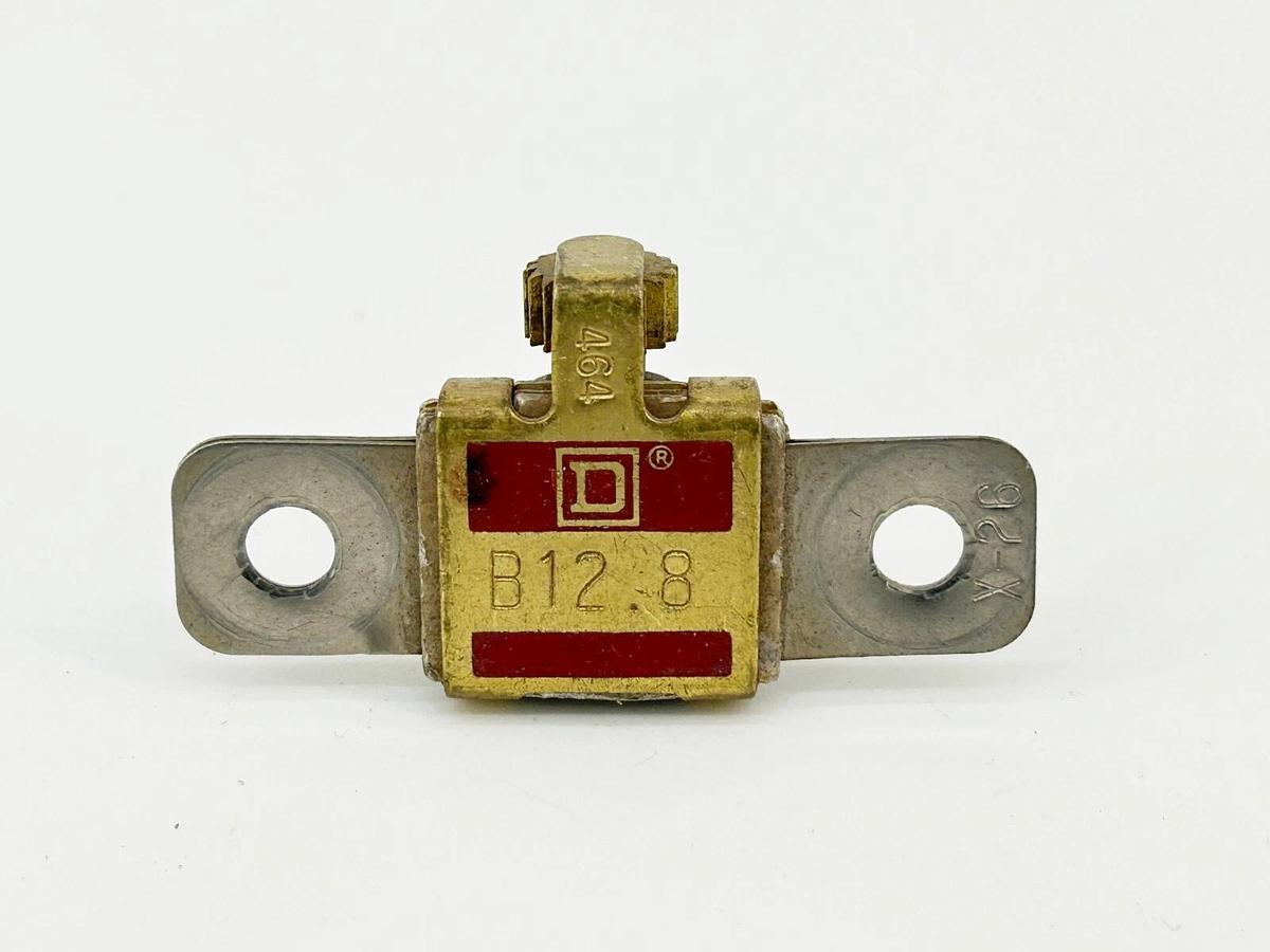 Used Lot of 3 Square D B12.8 Thermal Overload Heating Element