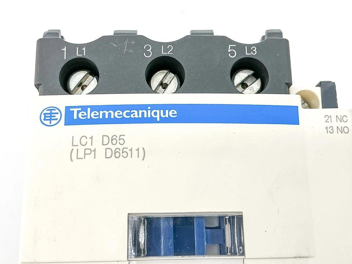 New Telemecanique LC1-D65BD Contactor 24VDC 30kW 400V 50HP