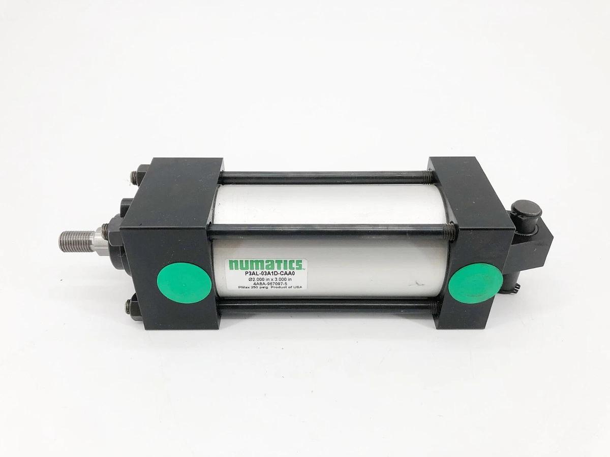 New Numatics P3AL-03A1D-CAA0 Pneumatic Cylinder 2" Bore 3" Stroke - No Box