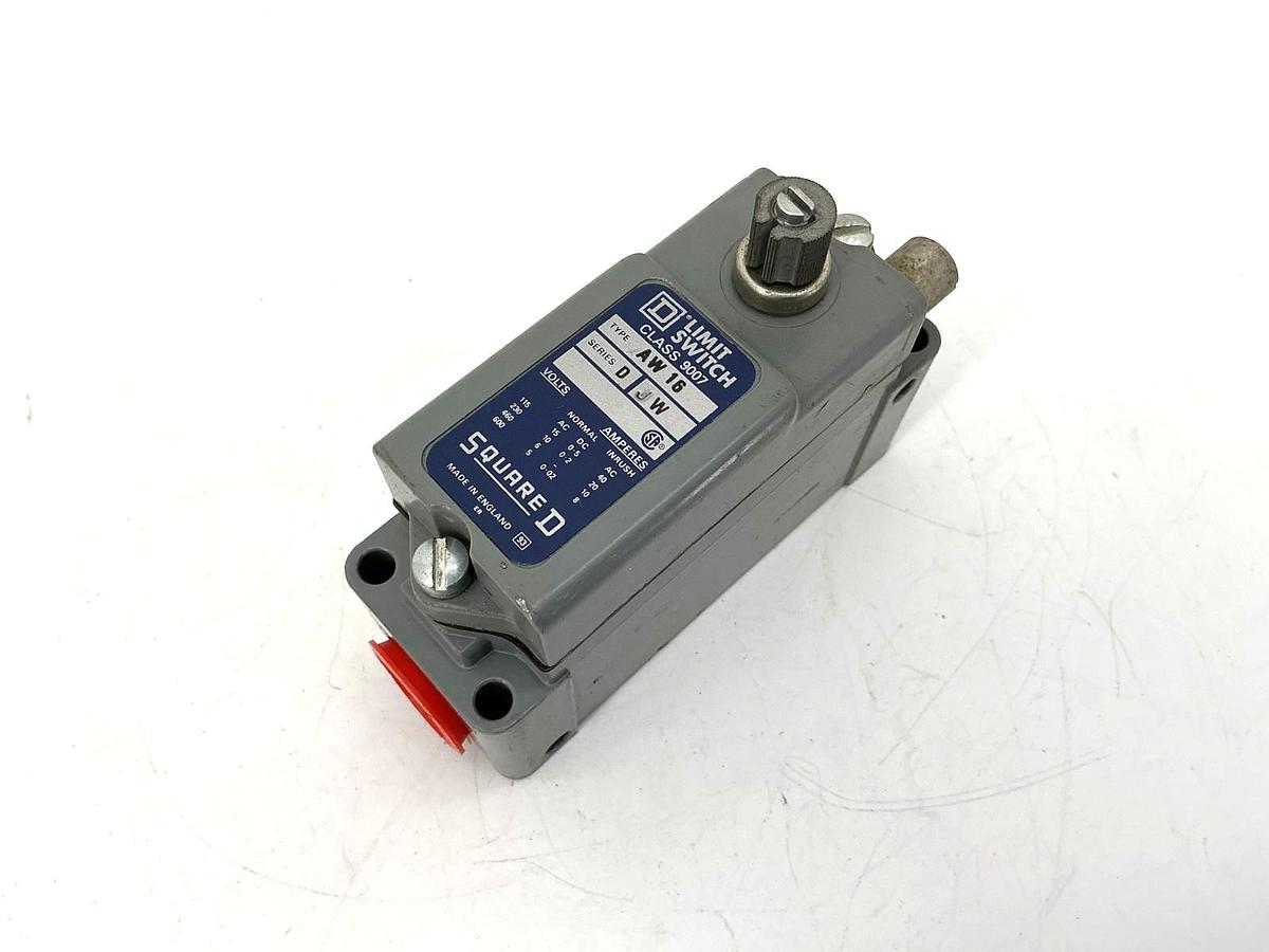New Square D 9007AW-16 Ser D Limit Switch Plug-In 1NO-1NC 600VAC - No Box