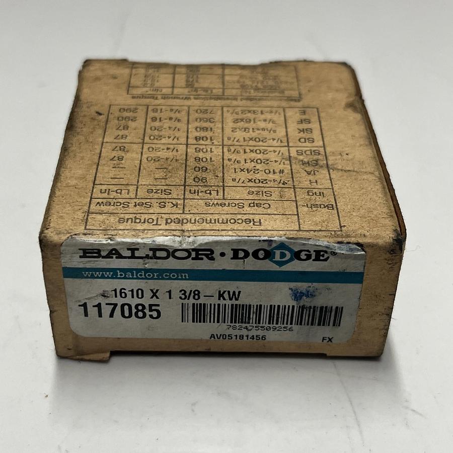 New Baldor Dodge 2517-1-3/8 Taper Lock Bushing 1-3/8" Bore 119114